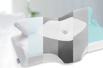 Elviros Deep Sleep Cervical Memory Foam Pillow