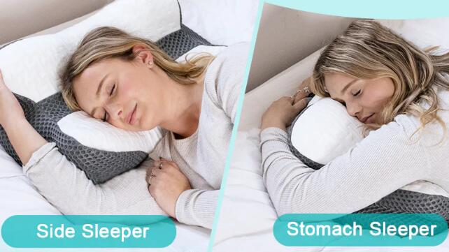 Adjustable Cervical Memory Foam Pillows are a Plus for Stomach Sleepers