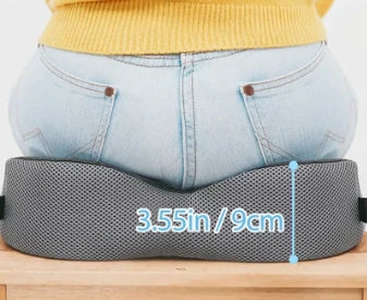 Elviros chair cushion makes sitting more comfortable.