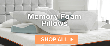 The image shows kinds of Elviros memory foam pillows