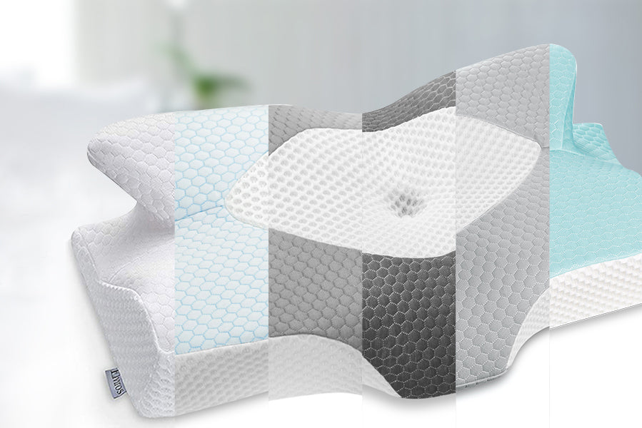 Elviros Deep Sleep Cervical Memory Foam Pillow
