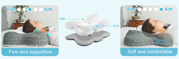 Elviros Cervical Memory Foam Pillow for Pain Relief