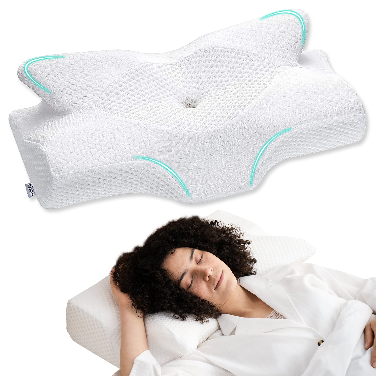 Elviros FlutterShape Cervical Pillow