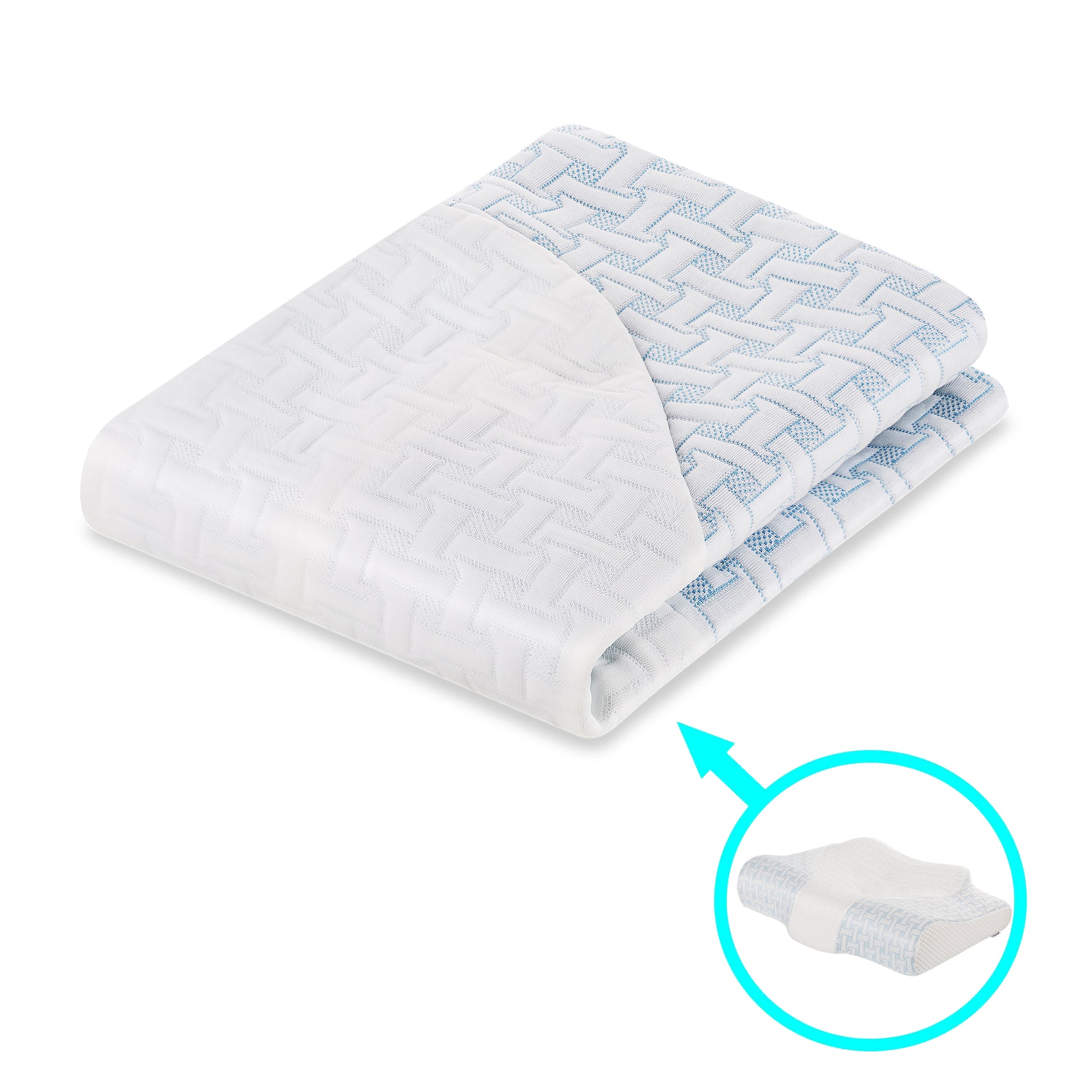 Elviros 2-in-1 Adjustable Cervical Pillowcase