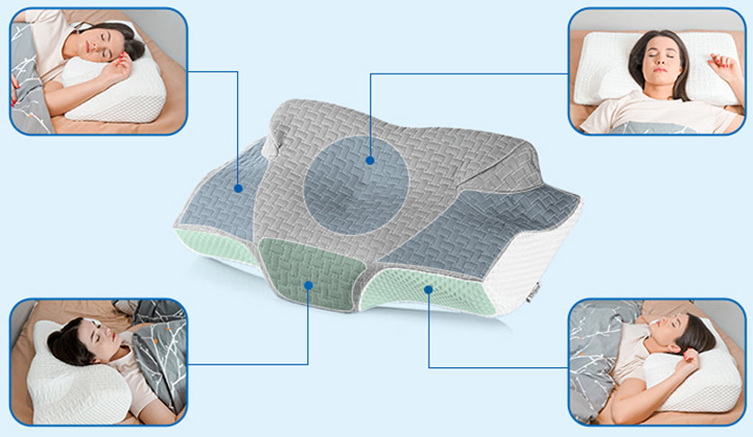 Elviros Memory Foam Cervical Pillow