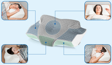 Elviros Memory Foam Cervical Pillow
