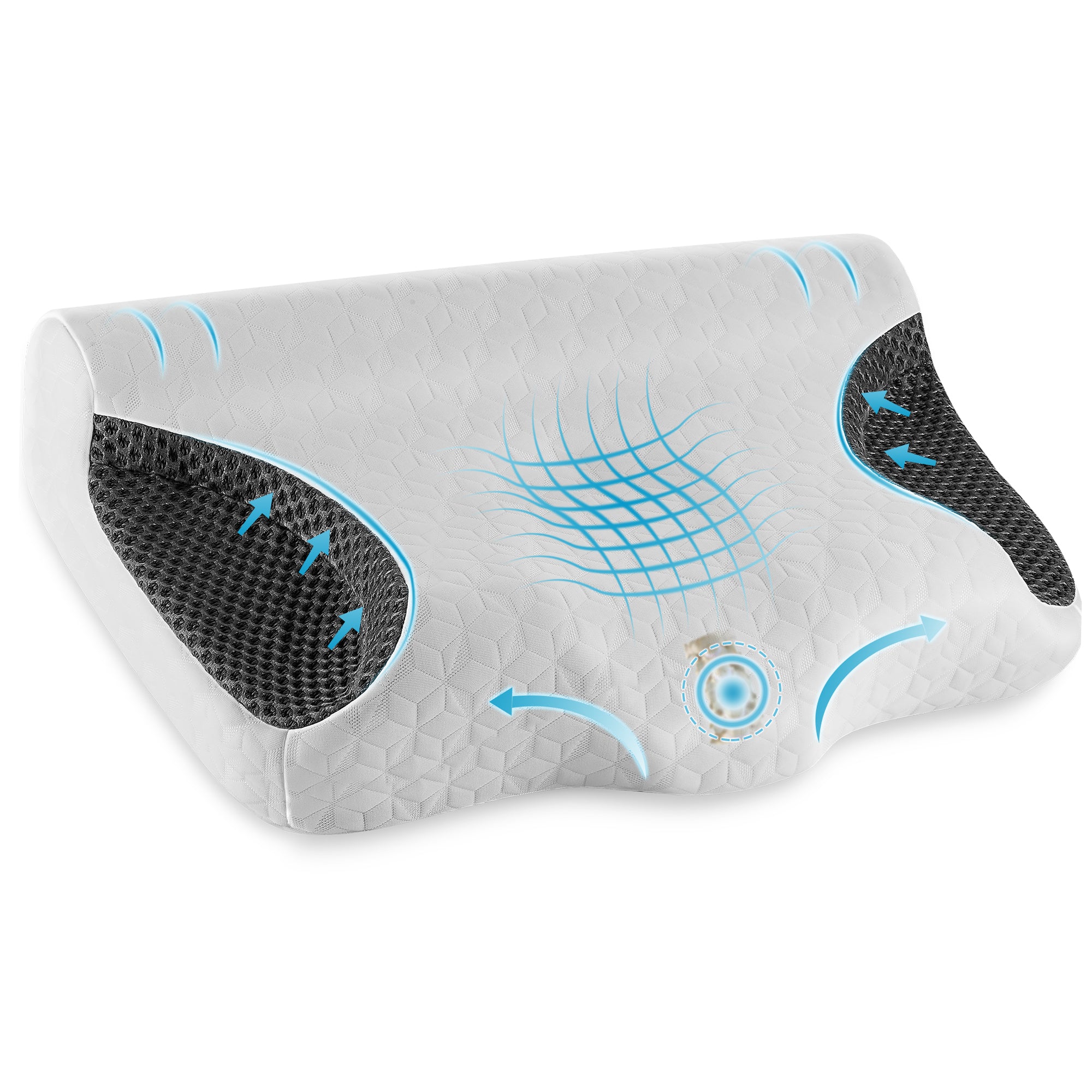 Elviros Cervical Memory Foam Pillow