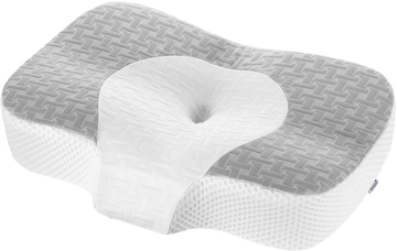 Elviros Cervical Memory Foam Contour Pillowcase (Not Pillow)