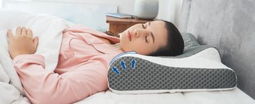 Elviros 2-in-1 Contour Orthopedic Support Pillows