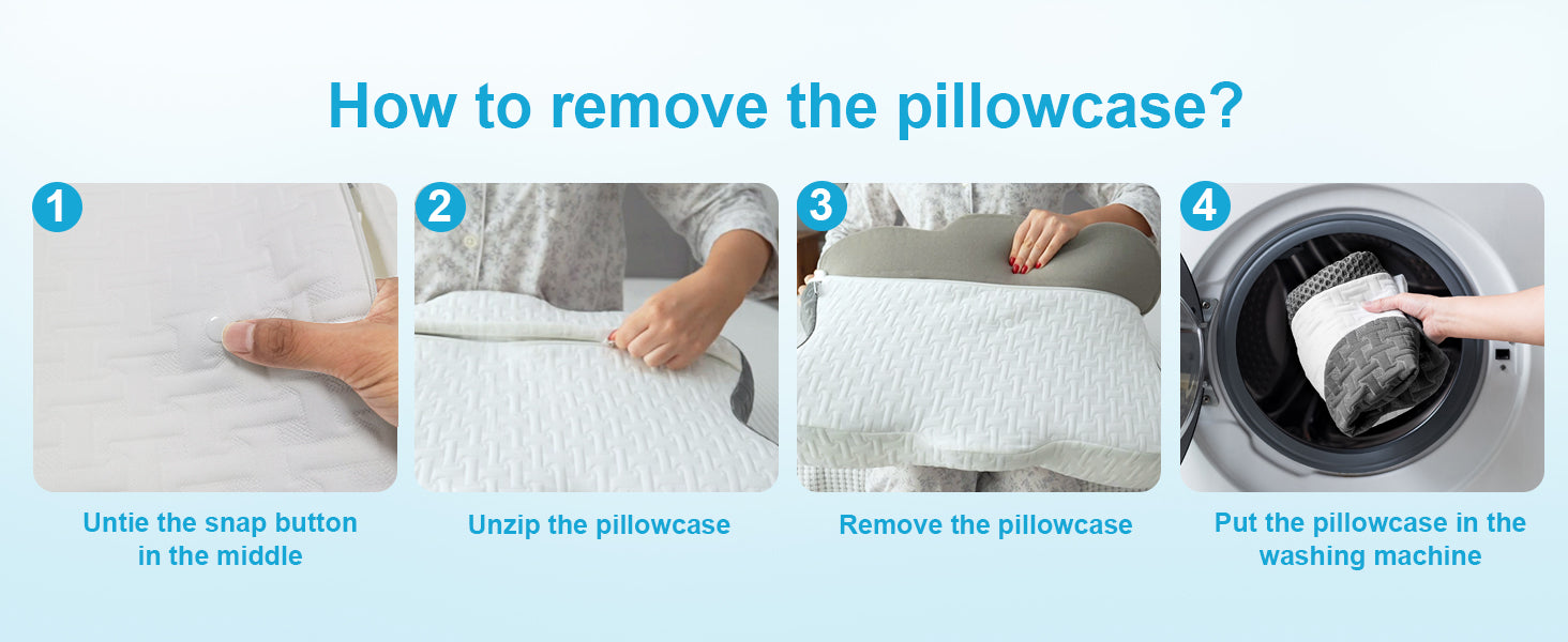 Elviros Cervical Memory Foam Pillow for Pain Relief