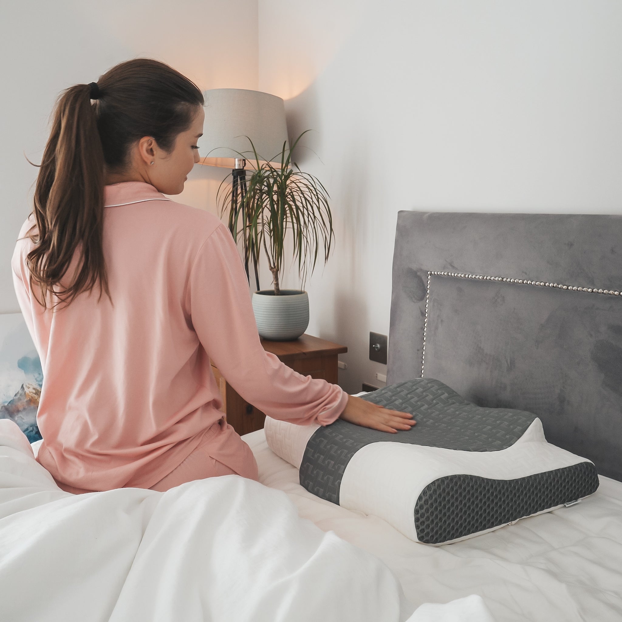 Elviros 2-in-1 Contour Orthopedic Support Pillows