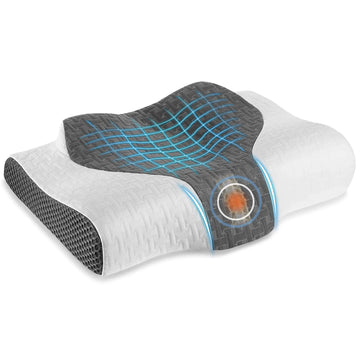 Elviros 2-in-1 Adjustable Firmness Cervical Pillow