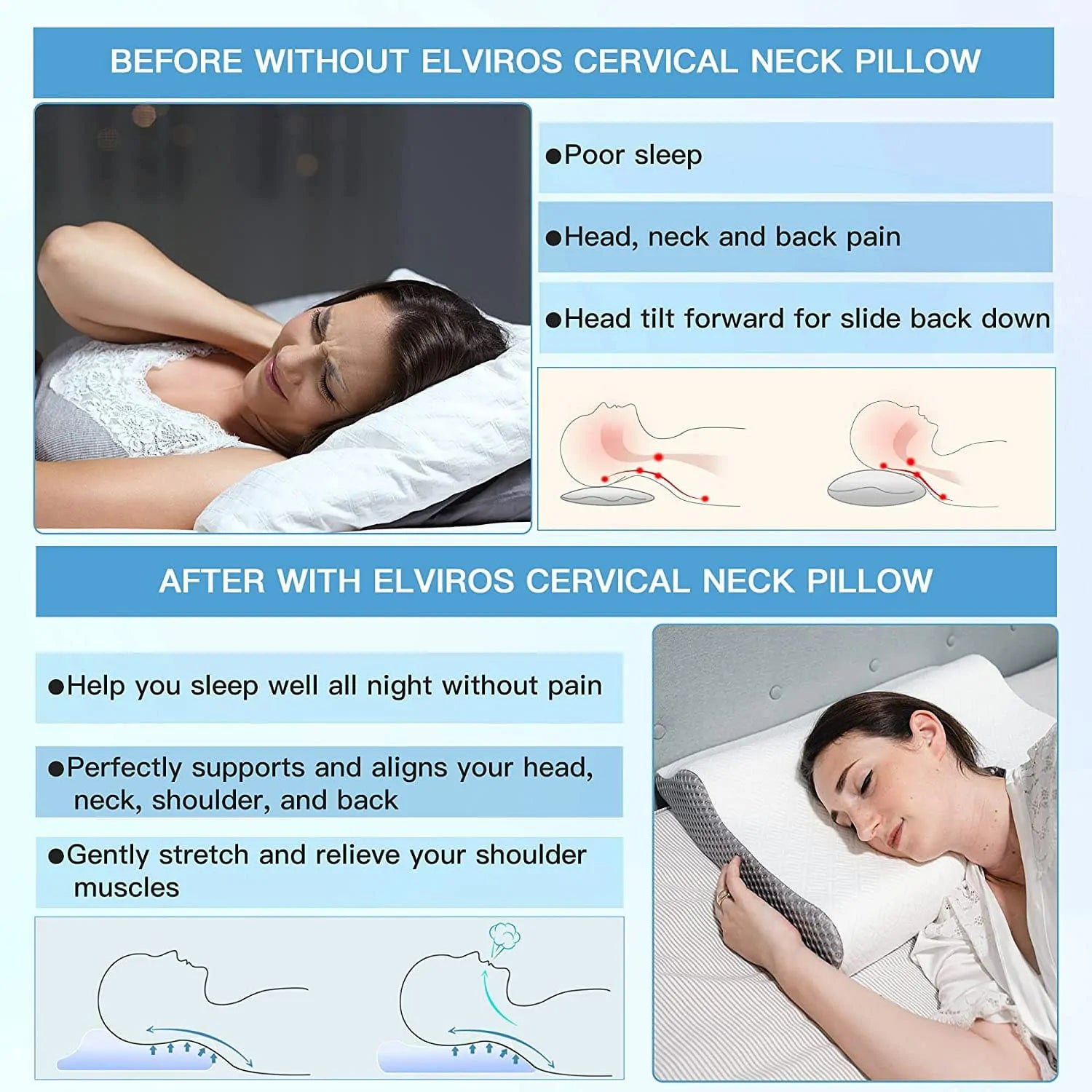 Elviros 2 in 1 Pillow-9