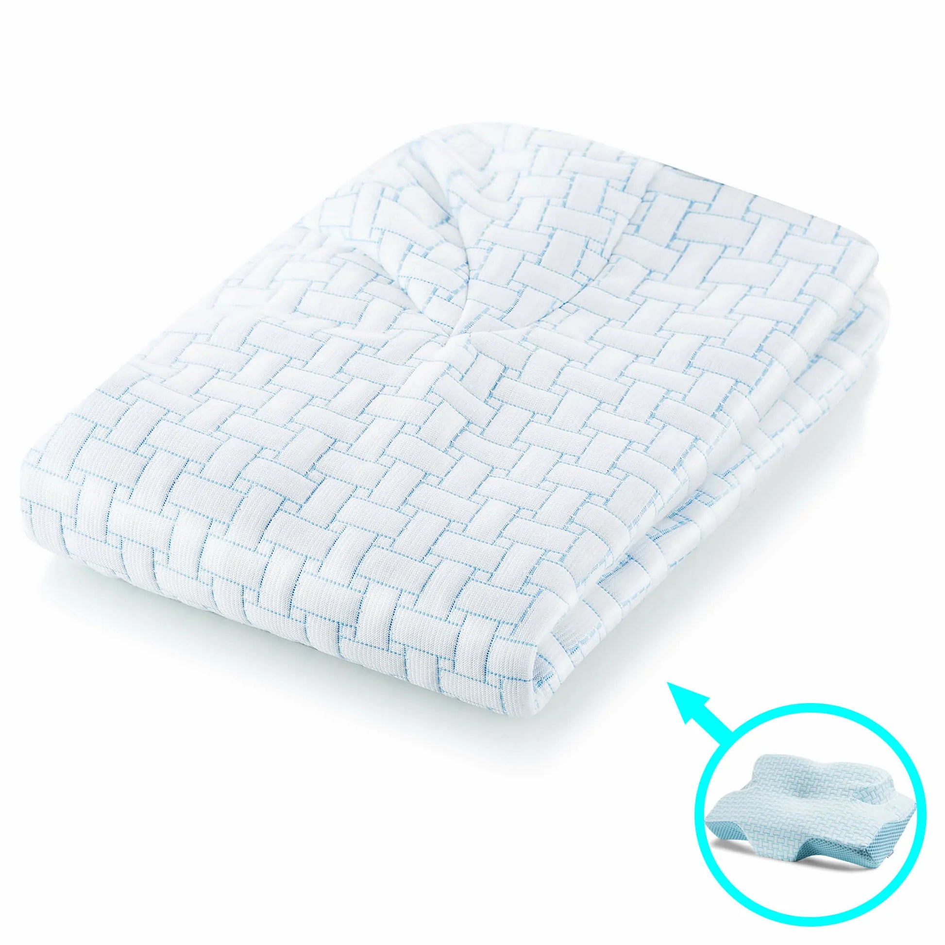 ElvirosMemoryFoamCervicalPillowcase-2