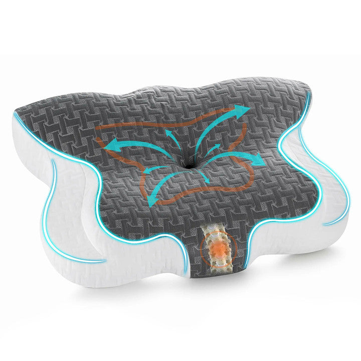 Elviros Cervical Memory Foam Pillow for Pain Relief